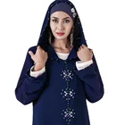 2019 Morocco expressions style handmade colorful beads daywear abaya muslim dresses