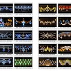 Holiday outdoor decoration angel christmas decor led street motif light
