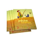 High quality custom cook book coffee table book children hard cover book printing company in China