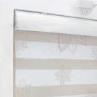 Electric printed window zebra roller blind curtain /rainbow blind /day and night blind