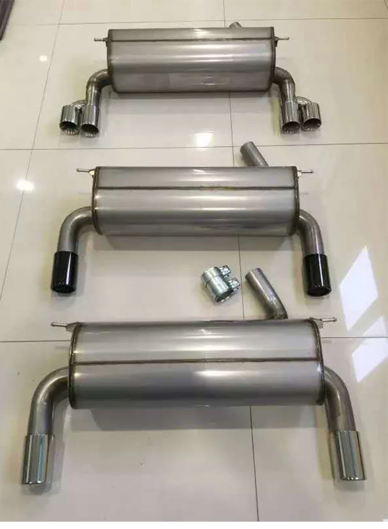 Outlet Exhaust Pipes Noise Muffler Tips For Bmw 3 Series F30 F35 Upgraded To MT MP Exhaust Tailpipes