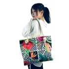 custom canvas rope handle wholesale beach bag woman summer tote bags