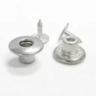 High quality shank button round brass tack denim button jeans metal button