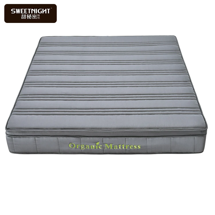 Wholesale cheap organic cotton natural wool deluxe king size spring mattress - Jozy Mattress | Jozy.net