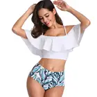 ladies plus size conservative swimwear swim suit cover ups two piece beach swim wear for women