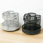 metal mesh Rotating Pencil Cup pen holder