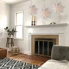 Star Extra Large White Paper Star Flower Lantern Ornaments For Home Decoration