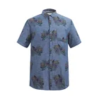 Hight stree factory wholesale cotton printed oxford casual man shirts with chest pocket