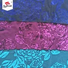 Best selling polyester spandex floral velvet burnout recycled nylon dyed fabric