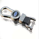 4sport-gifts twist Buick Lincoln Keychains Customized LOGO keychain for car Waist Hanger Leather Key chain