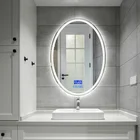 Oval shape mirror furniture living room furniture smart explosion-proof mirror with demister