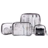 PVC cosmetic bag transparent waterproof portable travel packaging wash storage bag set