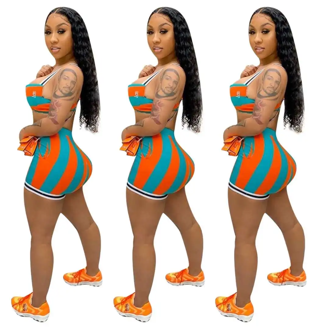 Hot Casual Suspender Tank Top Shorts Set 2 Piece Summer Fashion Tie Dye Leisure Sport Wear Womens Two Piece Outfits
Hot Casual Suspender Tank Top Shorts Set 2 Piece Summer Fashion Tie Dye Leisure Sport Wear Womens Two Piece Outfits