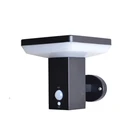 High quality door garden park stainless steel Wall led solar light outdoor led garden lamp