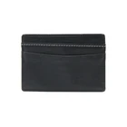 Sunny Open Credit Card Wallet Genuine Leather Slim Business Card Holder for Men