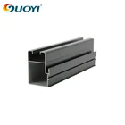 High quality extruded powder coated manufacturer aluminium door and window profile section for sliding window