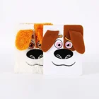Hot sales OEM Plush Cover Cartoon Dog Notebook For Kids