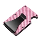 Wholesale Black Wallets Wholesale Black RFID Carbon Fiber Slim Money Clip Wallets