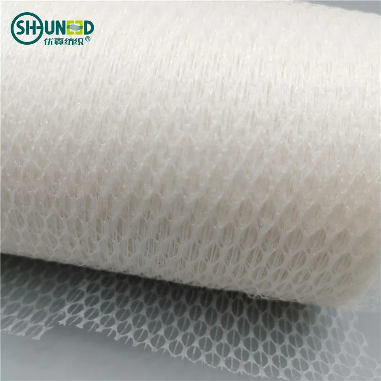High bonding hot melt adhesive web garment textile