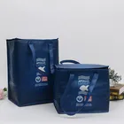 Manufacture Foldable Shopping Insulated Food Delivery Tote Non Woven Cooler Bag