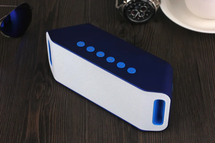 S204 Wireless portable Speaker super bass stereo Rechargeable loudspeaker Handsfree Music AUX Player FM Radio - ANKUX.COM