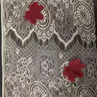 j1107 African dacron fancy cotton lace fabric for bridal dress