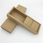 Wholesale custom color printing card box high quality long gift box with multiple compartments kraft paper box