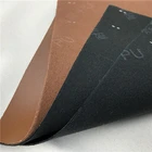 Polished Pu Pu 0.9mm Synthetic Microfiber Polished Effect PU Material Fabric Synthetic Leather Roll For Shoes Bags