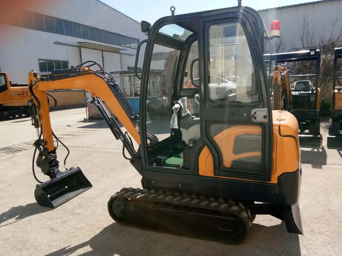 garden machinery mini digger excavator 1 ton for