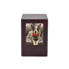 MKYB042 animal urn photo pet urn wholesale wood pet urns