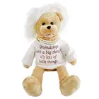 Electronic Lady Plush Teddy Bear Musical Stuffed Animal Singing and Swinging Plush Toy Interactive Animated Kids Gift