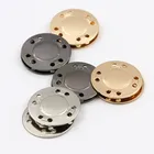 New Fashion 20mm Large Flower Purse Closures Clasp Bag Metal Button Magnetic Snap Button