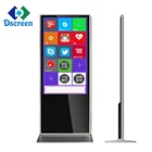 55 Inch Android TFT commercial indoor portrait Floor Stand slim digital signage totem led display