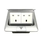 Self Grounding Waterproof Hidden Pop-up Type Floor Socket Box Outlet Electrical Plugs Sockets