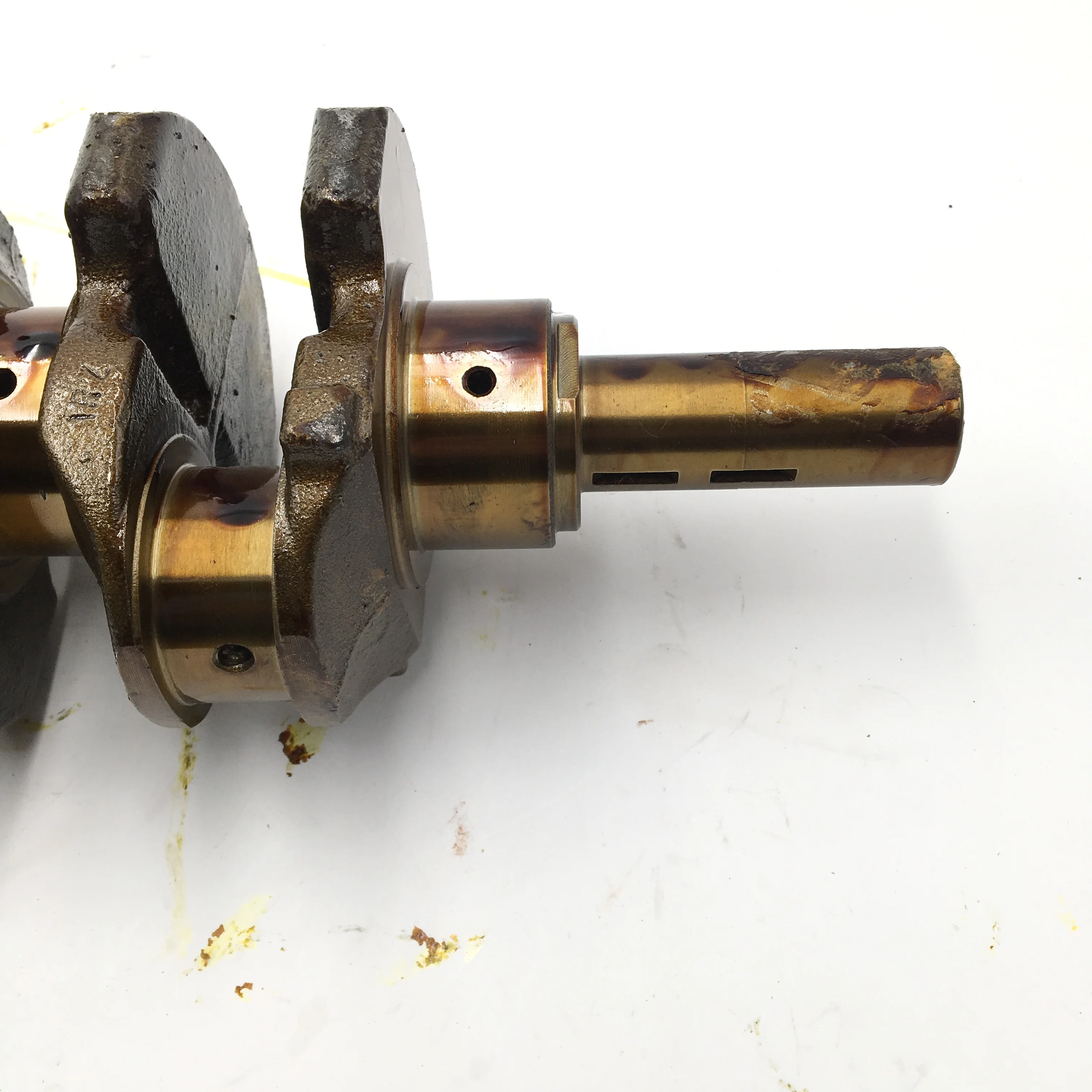 13411-75900 1RZ Nodular Cast Iron Crankshaft For Toyota 1RZ Diesel Engine