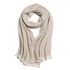 High quality women fashion Comfortable Textured Pashmina Scarf
