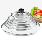 Clear Colour 38 Cm 14 Inch G Type Customized Clear Pot Colour Lid For Fry Pan And Pot
