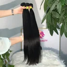 Hot Weave Brazilian Hot Beauty 10a Straight Raw Human Hair No Tangle No Shedding Human Hair Weave Brazilian Hair Bundles
