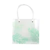 Foldable green shopping bag PP plastic reusable folding bag