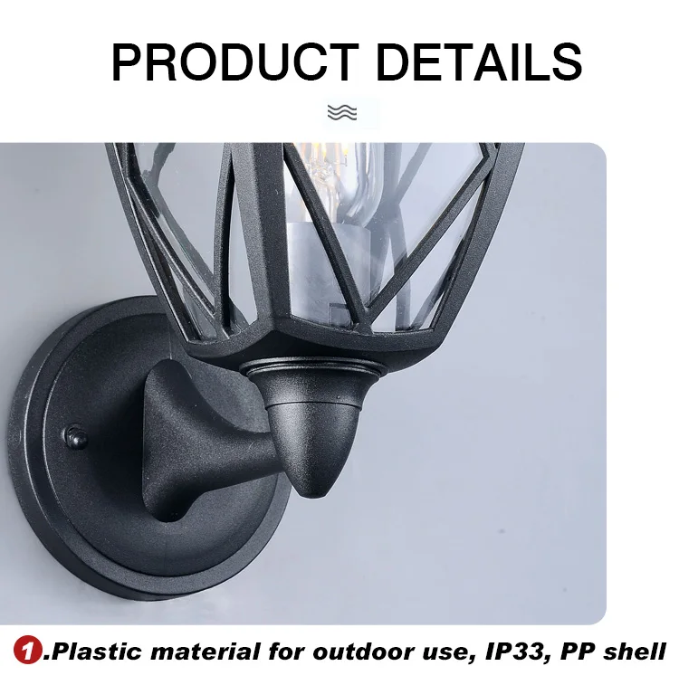 Most Popular Decor Creative Outdoor Wall Lamps For Garden Gallery