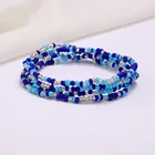 Pujiang half crystal ab waist beads rondelle crystal glass beads for bracelets