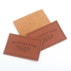 Embossed Label For Jeans Jeans Labels Factory Design Custom Own Name Logo Embossed Leather Patches For Clothing And Handbags