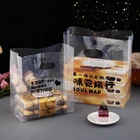 Bag Personalized Thickened Plastic Clear Shopping Bag With Bottom Width Cosmetics Gift Shopping Tote Bag