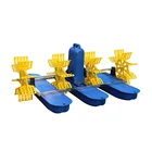 Futan 220V /380V1500 Watt 4 Impeller 50Hz floating paddle wheel aerator pond Waterwheel aerator
