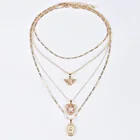 Angel Wings Flynee Religion Crystal Angel Wings Rhinestone Heart Virgin Mary Pendant Necklace For Women