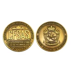 Custom Metal Gold 3D Metal Challenge Coin With Logo