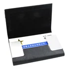 Fashion Design Pocket Leather Business Card Case Holder