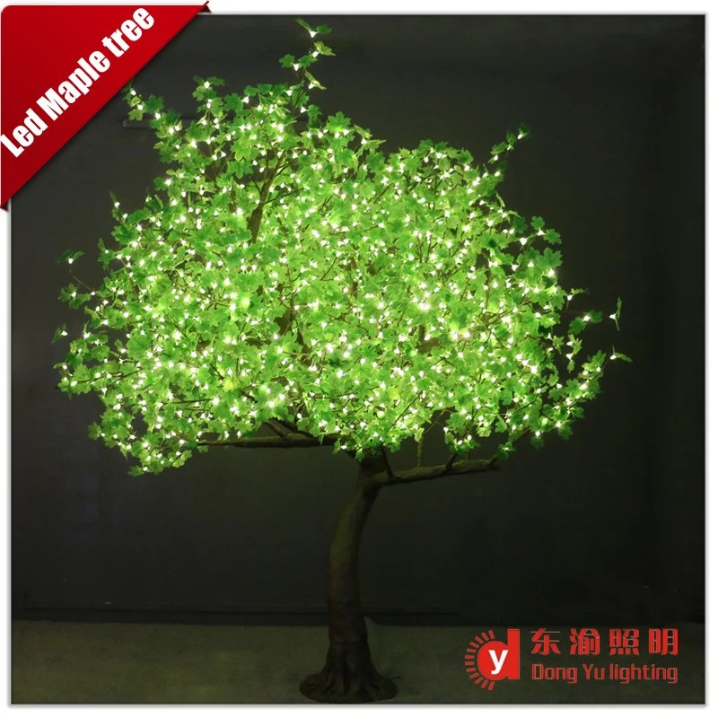 Ft Outdoor Artificial Simulation Amber Maple Tree Lights Autumn Maple