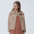 2019 New Pretty Women Sweater Ladies Casual Coat Solid Loose Size Trench Phony Pocket Design