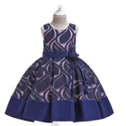 D0100 Birthday Cute Lovely Baby Girl Princess Birthday Dress Western Party Wear Kids Dress Wholesale